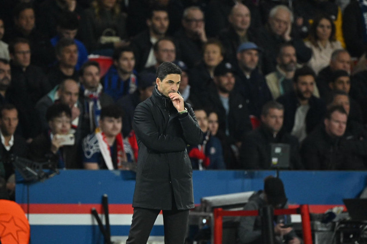 میکل آرتتا در ورزشگاه پارک دو پرنس