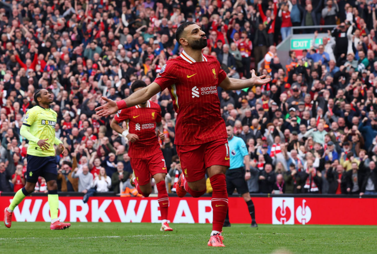 شادی گل محمد صلاح مقابل ساوتهمپتون