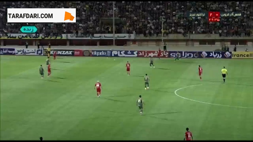 گل دوم دروژدک به شمس آذر (شمس آذر 0-3 تراکتور)
