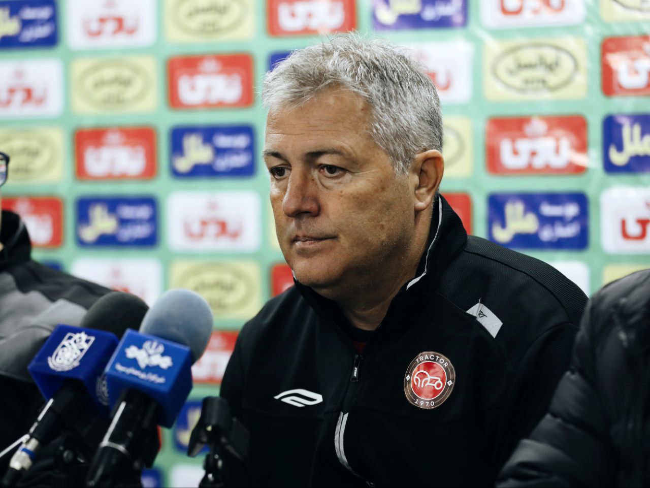 دراگان اسکوچیچ - پرسپولیس - لیگ برتر فوتبال ایران - تراکتور - نشست خبری