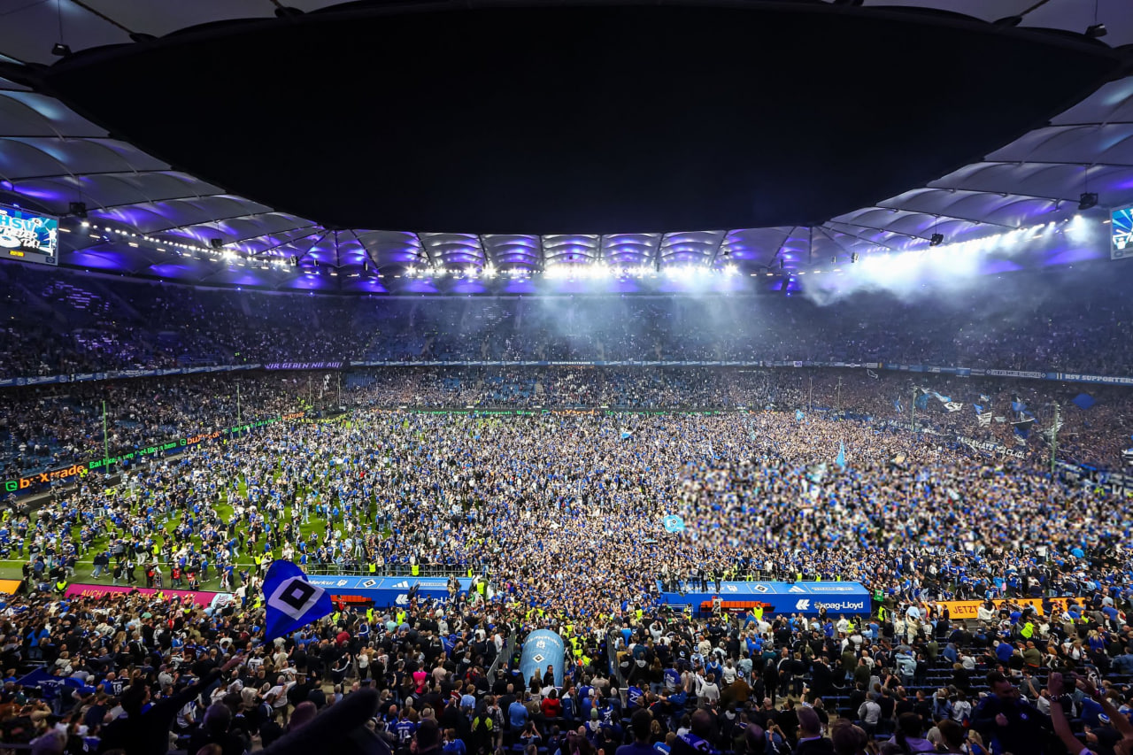 هواداران هامبورگ در جشن صعود به بوندسلیگا