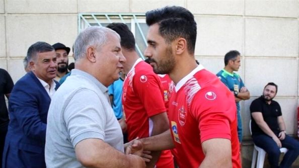امید عالیشاه علی پروین بازیکن پرسپولیس