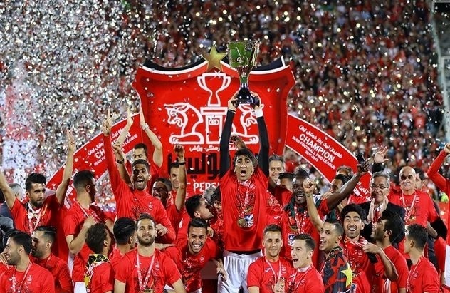 جشن قهرمانی پرسپولیس تهران