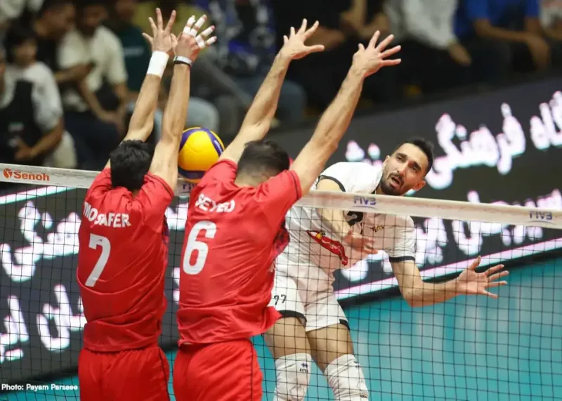 فینال لیگ والیبال ایران بین شهداب و فولاد سیرجان
