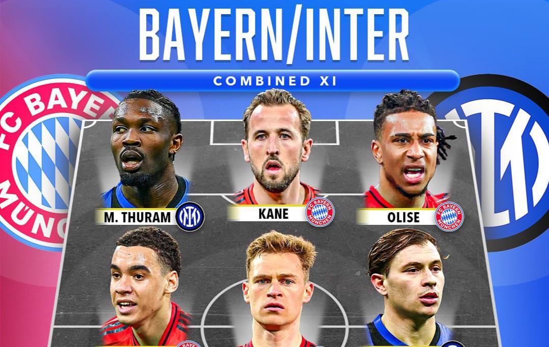 تیم منتخب بهترین بازیکنان حال حاضر بایرن مونیخ و اینتر