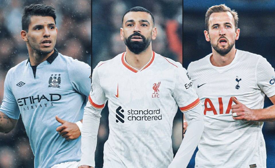 هری کین، محمد صلاح و سرجیو آگوئرو - بهترین بازیکن ماه لیگ برتر انگلیس