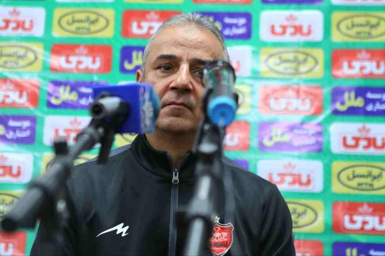 اسماعیل کارتال- نشست خبری- سرمربی پرسپولیس- لیگ برتر ایران