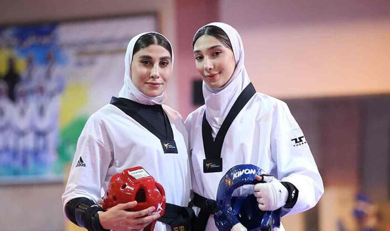 ناهید کیانی- مبینا نعمت زاده- تکواندوی زنان- تیم ملی تکواندو زنان ایران