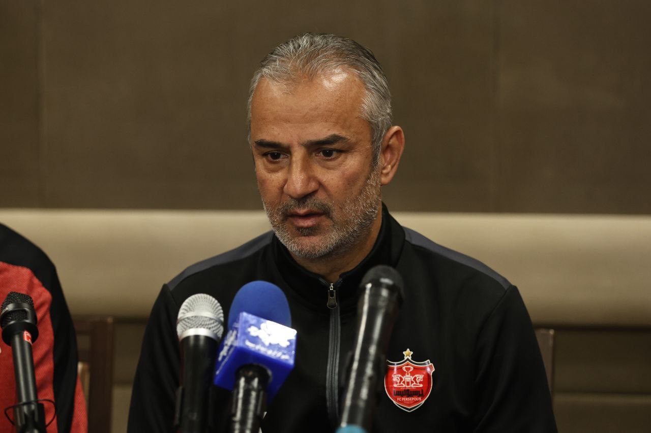 اسماعیل کارتال- سرمربی پرسپولیس- لیگ برتر ایران- نشست خبری