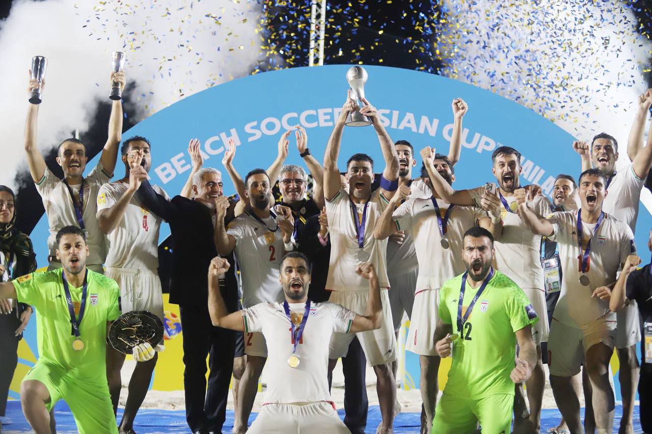 تیم ملی فوتبال ساحلی ایران- مسابقات قهرمانی آسیا