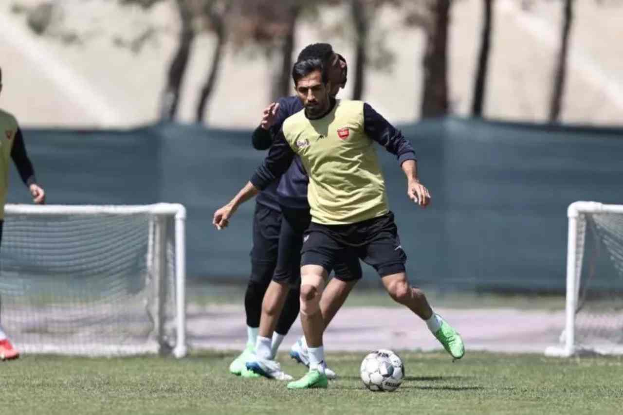 وحید امیری- تمرین پرسپولیس
