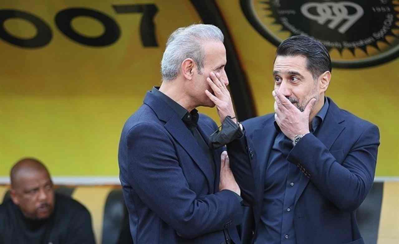افشین پیروانی- یحیی گل محمدی- پرسپولیس- ورزشگاه نفش جهان- لیگ برتر ایران
