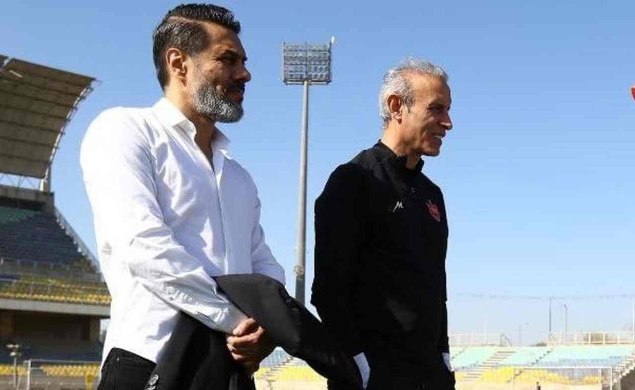 یحیی گل محمدی و افشین پیروانی- پرسپولیس