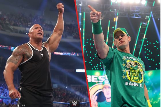 دواین «د راک» جانسون و جان سینا از ستارگان هالیوود، کشتی کج و WWE