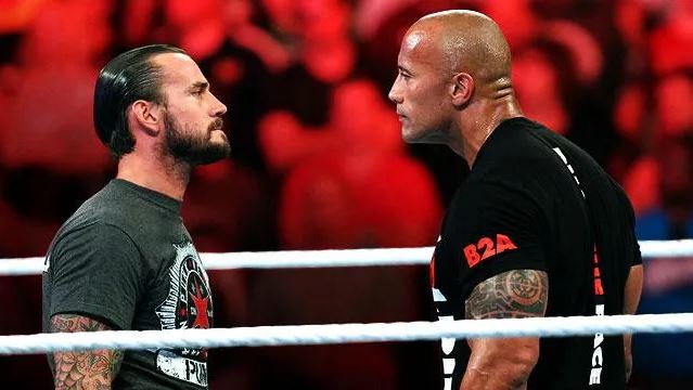 راک و سی ام پانک، ستارگان کشتی کج و WWE