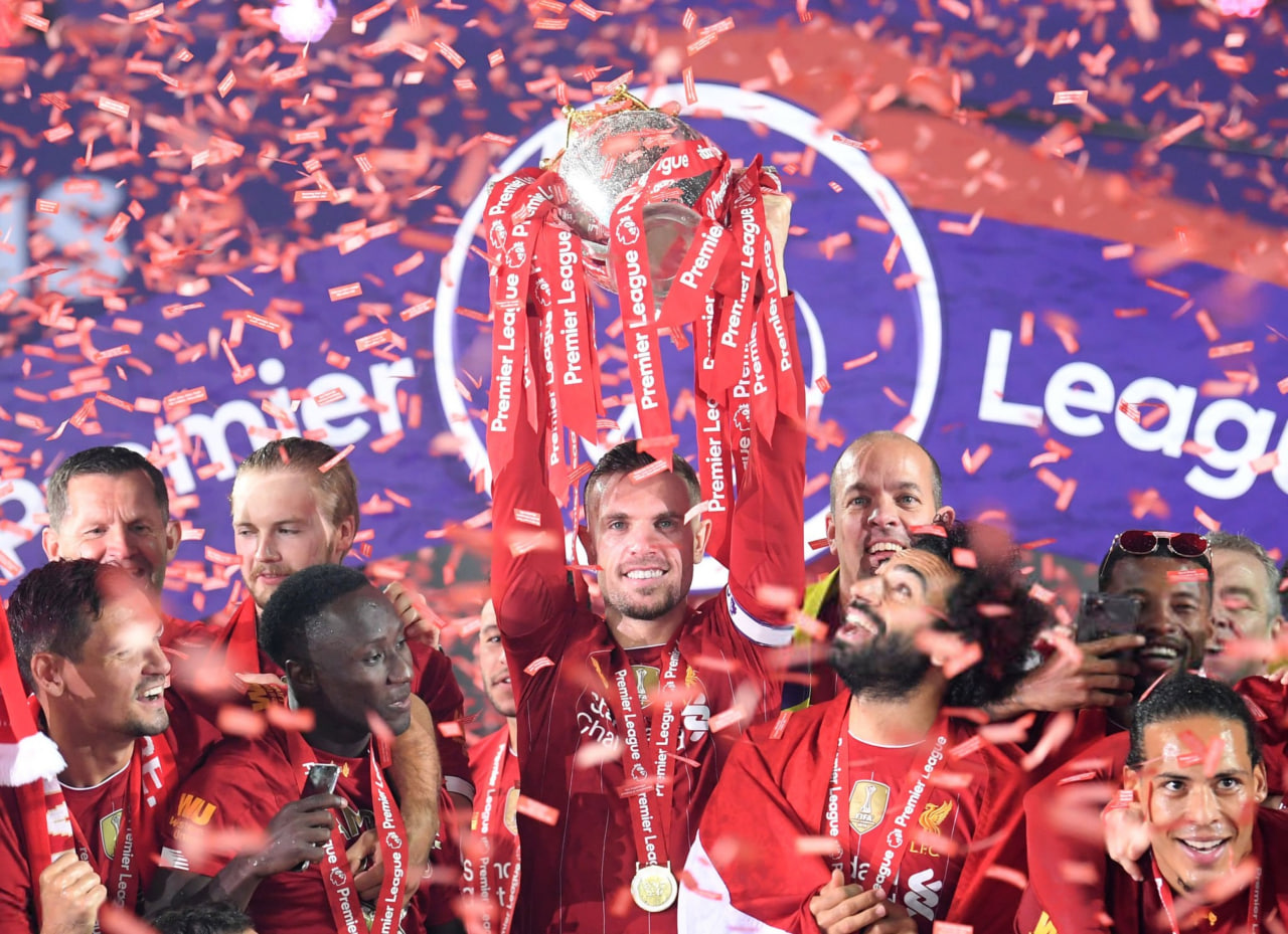 جشن قهرمانی لیورپول در لیگ برتر انگلیس؛ فصل 20-2019