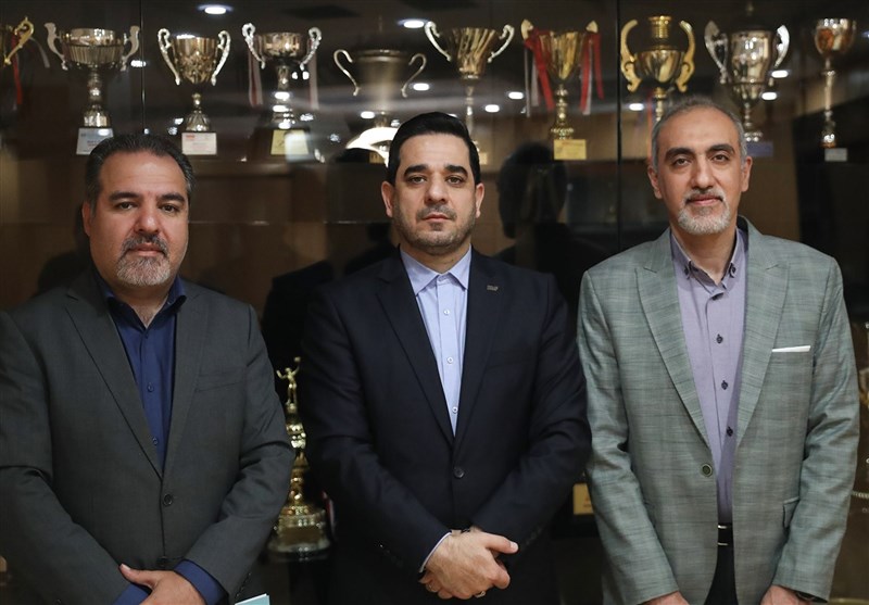 عکس از میلاد تقوی و وحید پورکاشیان در فدراسیون فوتبال
