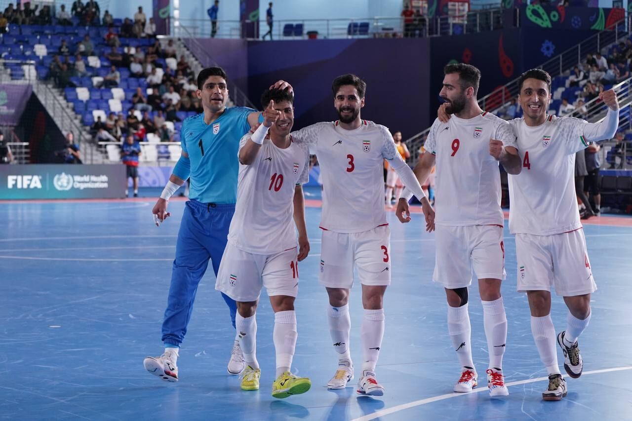 عکس از بازیکنان تیم ملی فوتسال ایران