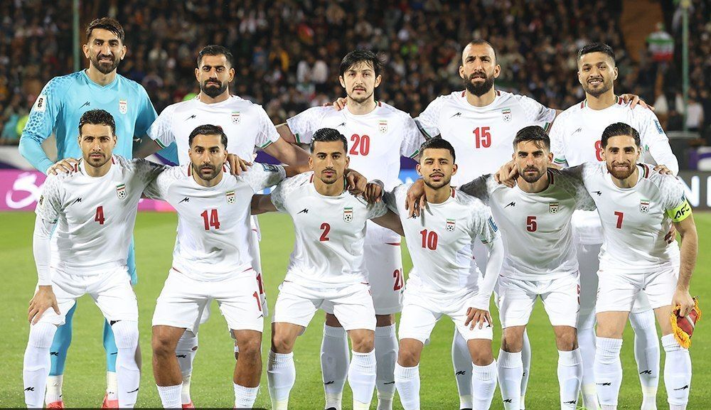 عکس از تیم ملی ایران در بازی مقابل امارات