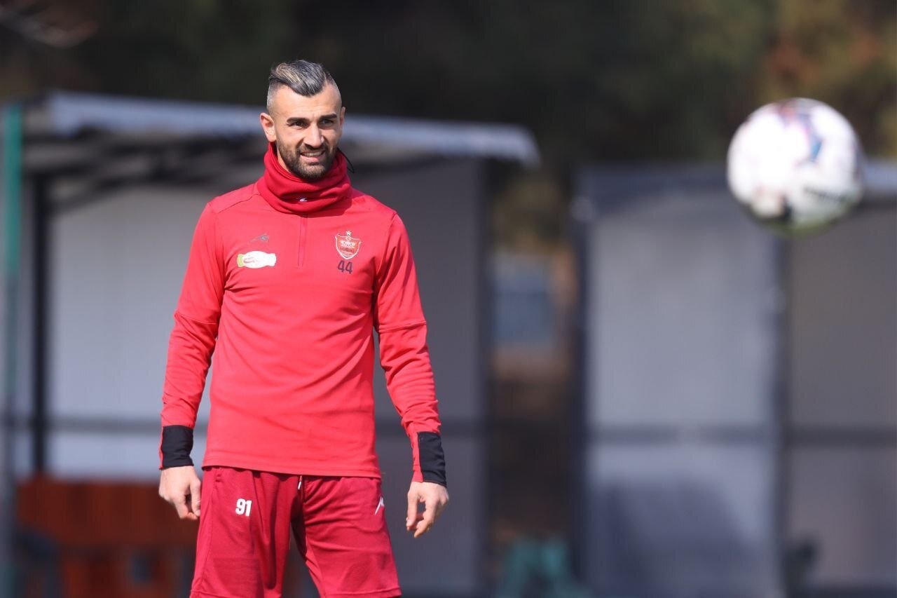 عکس از سردار دورسون مهاجم ترک تبار پرسپولیس