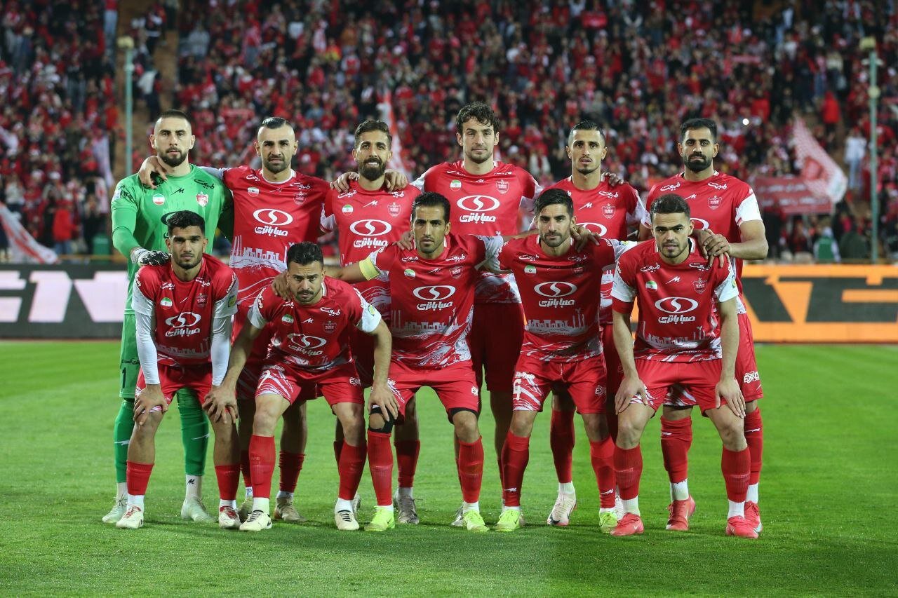 عکس تیمی از بازیکنان پرسپولیس