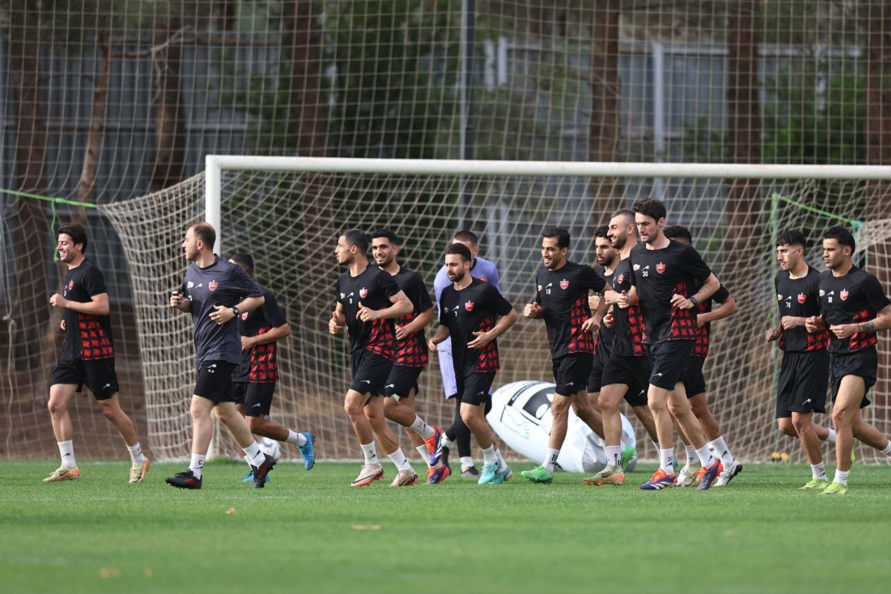 عکس از تمرین پرسپولیس 