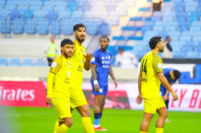 عکس از مهدی قائدی، شهریار مغانلو و سامان قدوس در تیم الاتحاد کلبا