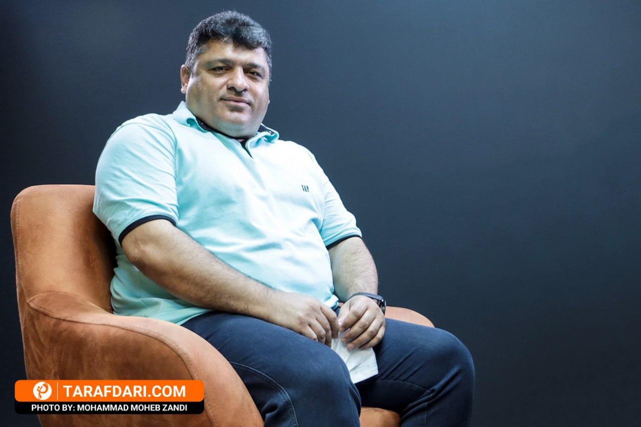 عکس از بهزاد داداش زاده پیشکسوت فوتبال ایران