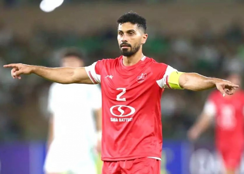 عکس از امید عالیشاه کاپیتان پرسپولیس