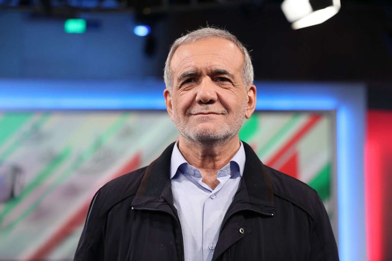 عکس از مسعود پزشکیان رییس جمهور ایران
