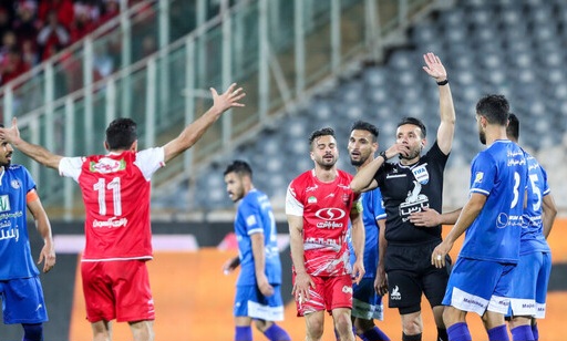عکس از بازی پرسپولیس و استقلال خوزستان
