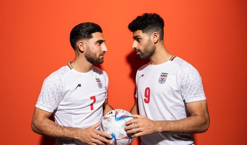 عکس از مهدی طارمی و علیرضا جهانبخش بازیکنان تیم ملی ایران