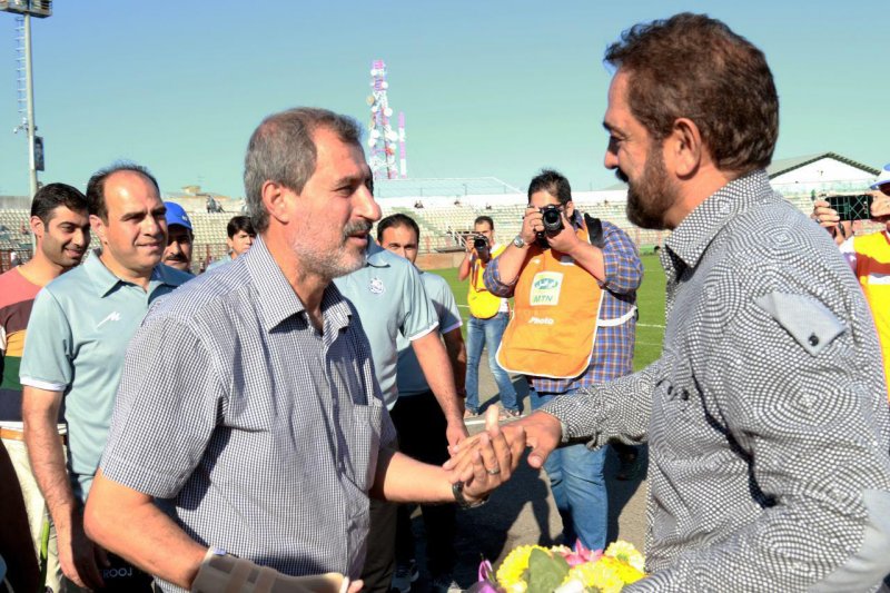 احوالپرسی  فیروز کریمی و محمد مایلی کهن