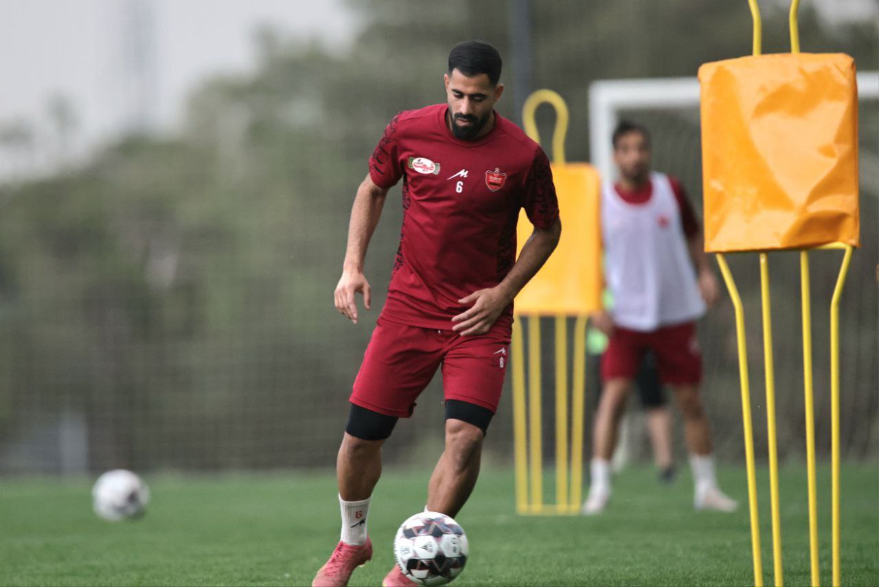 محمد حسین کنعانی زادگان-تمرین پرسپولیس