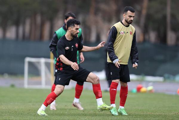امید عالیشاه-تمرین پرسپولیس