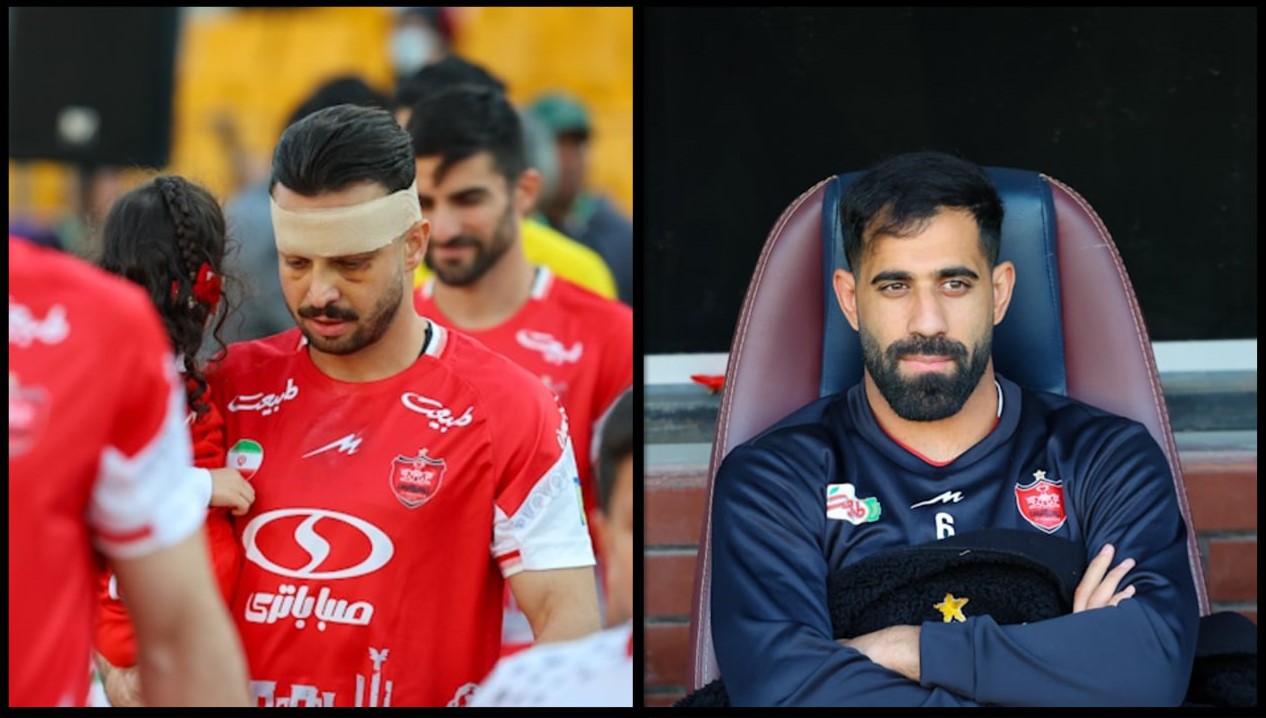 محمدحسین کنعانی زادگان و سروش رفیعی پیش از بازی پرسپولیس و سپاهان
