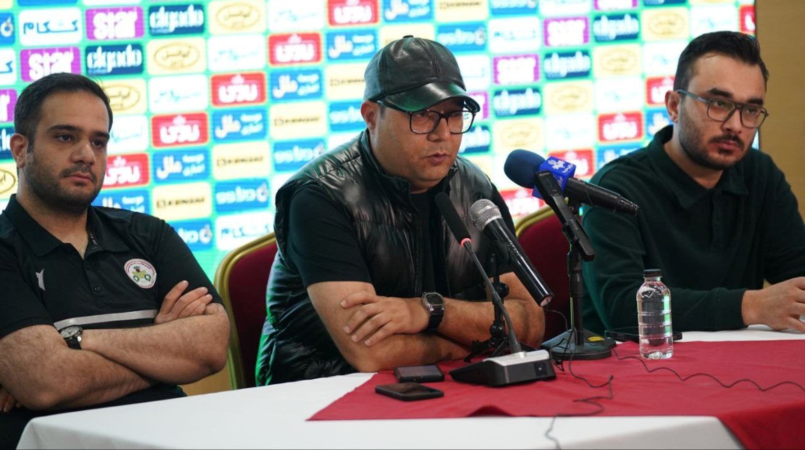 محمد ربیعی - سرمربی ذوب آهن - سرمربی سابق مس رفسنجان - نشست خبری پیش از بازی ذوب آهن و مس رفسنجان