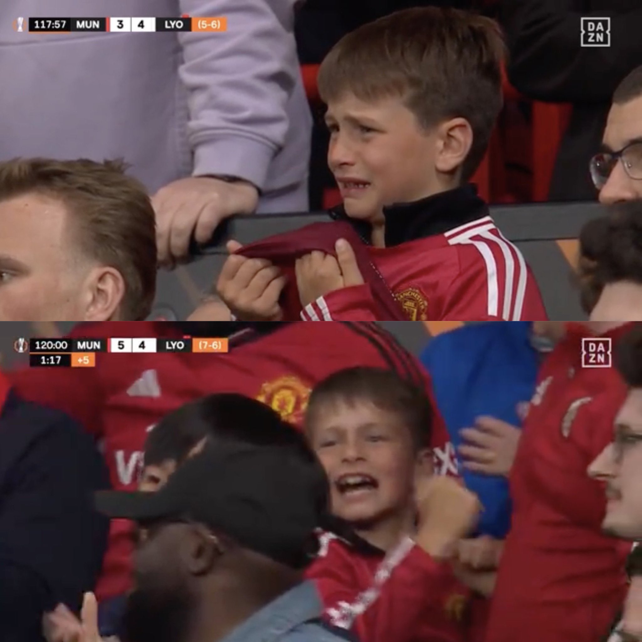 کودک هوادار منچستریونایتد