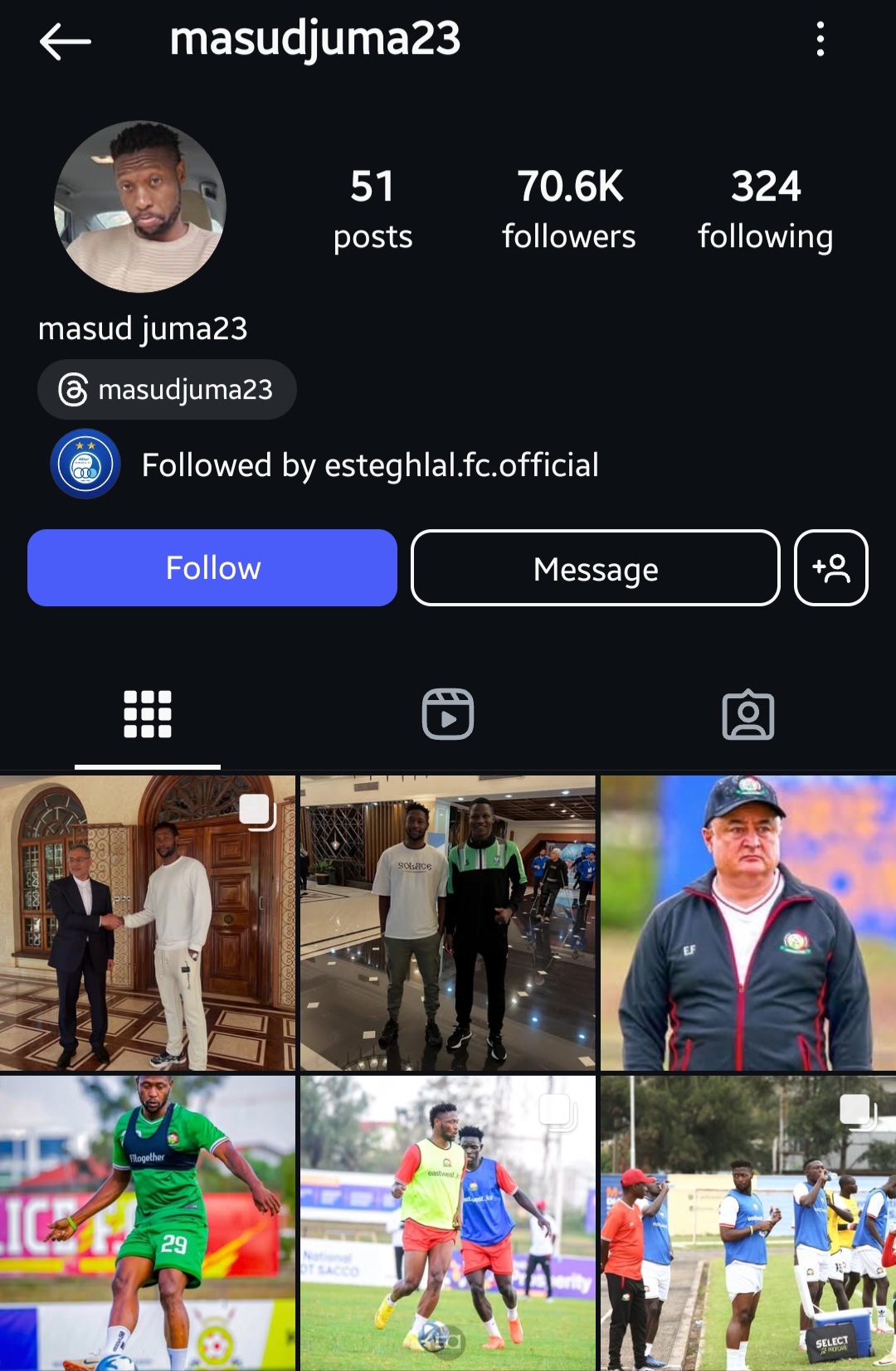 عکس از صفحه اینستاگرام مسعود جوما