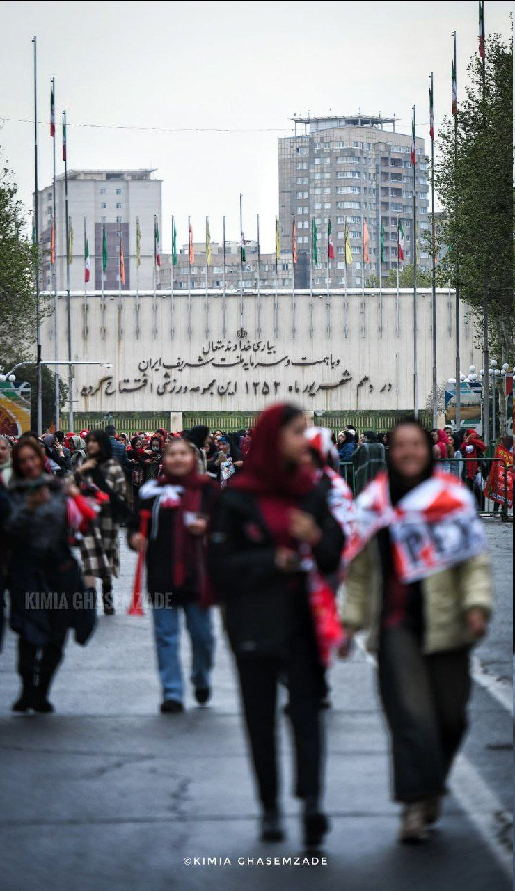عکس از حضور زنان در ورزشگاه آزادی پرسپولیس