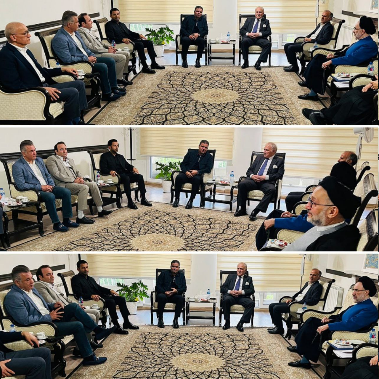 دیدار پیشکسوتان پرسپولیس با سید محمد خاتمی